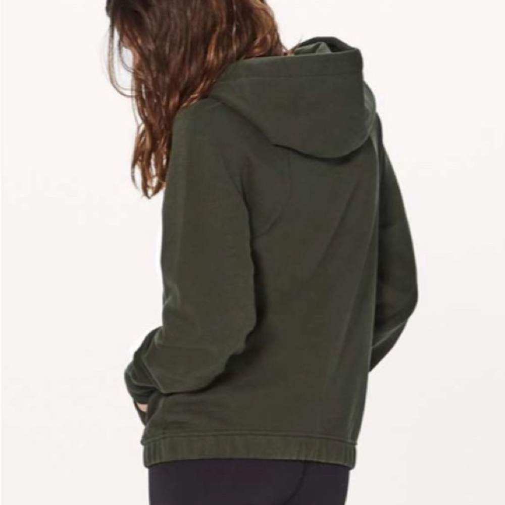 Lululemon | Warm For Winter Hoodie | Sz 6 | Dark Olive | EUC - Picture 4 of 14